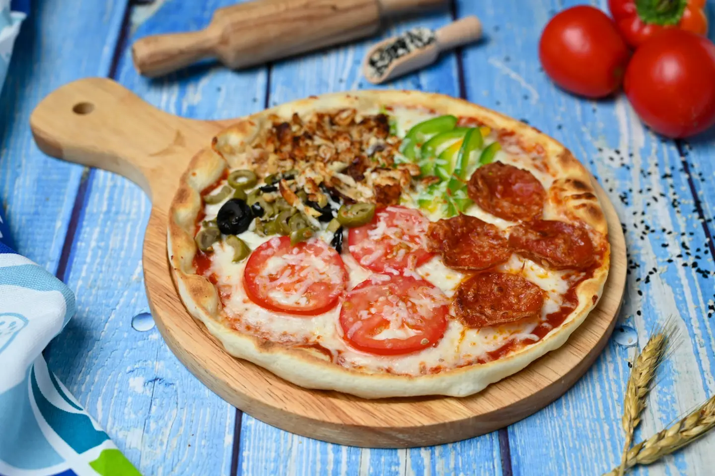 بيتزا شلبي - وسط