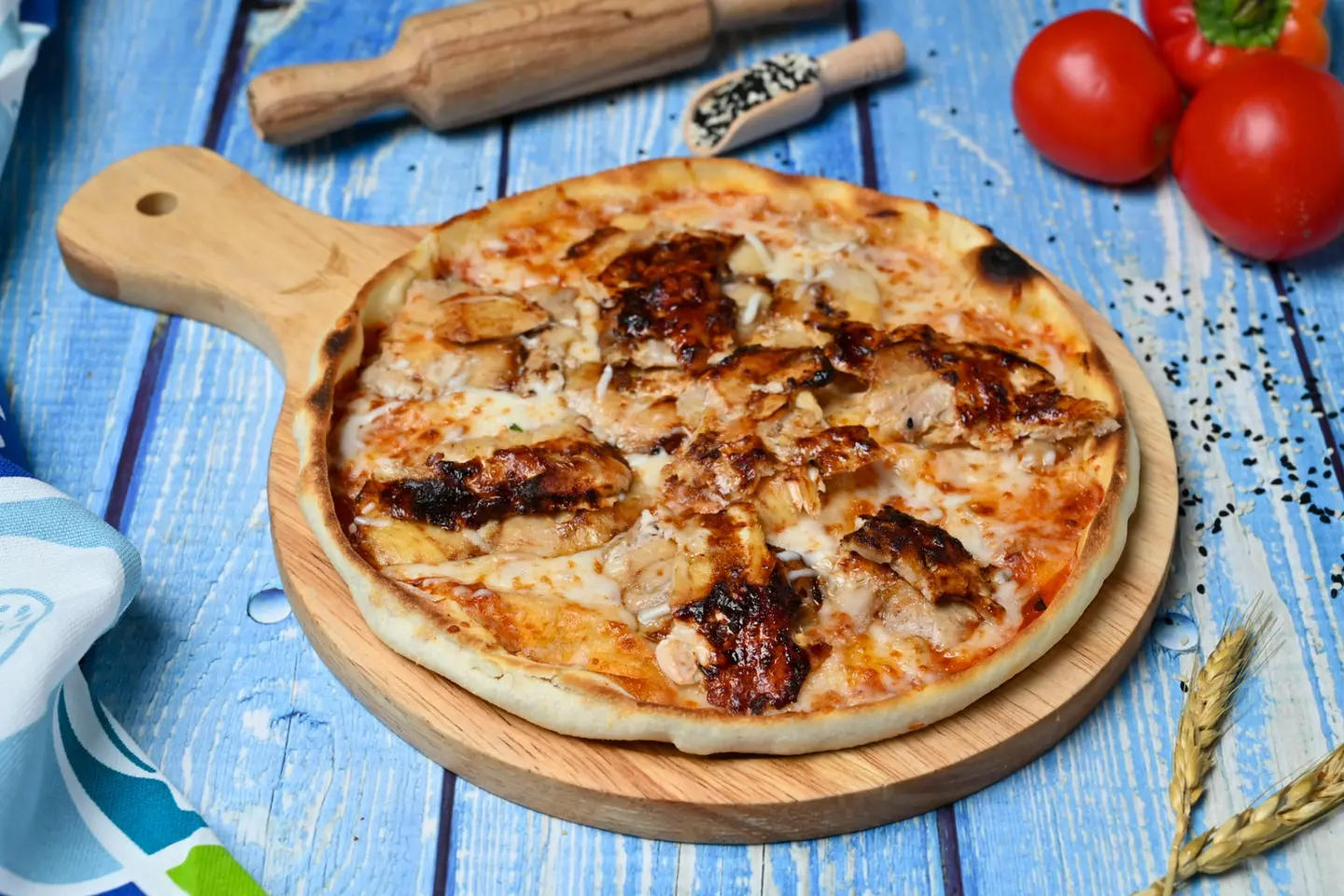 بيتزا شاورما - وسط