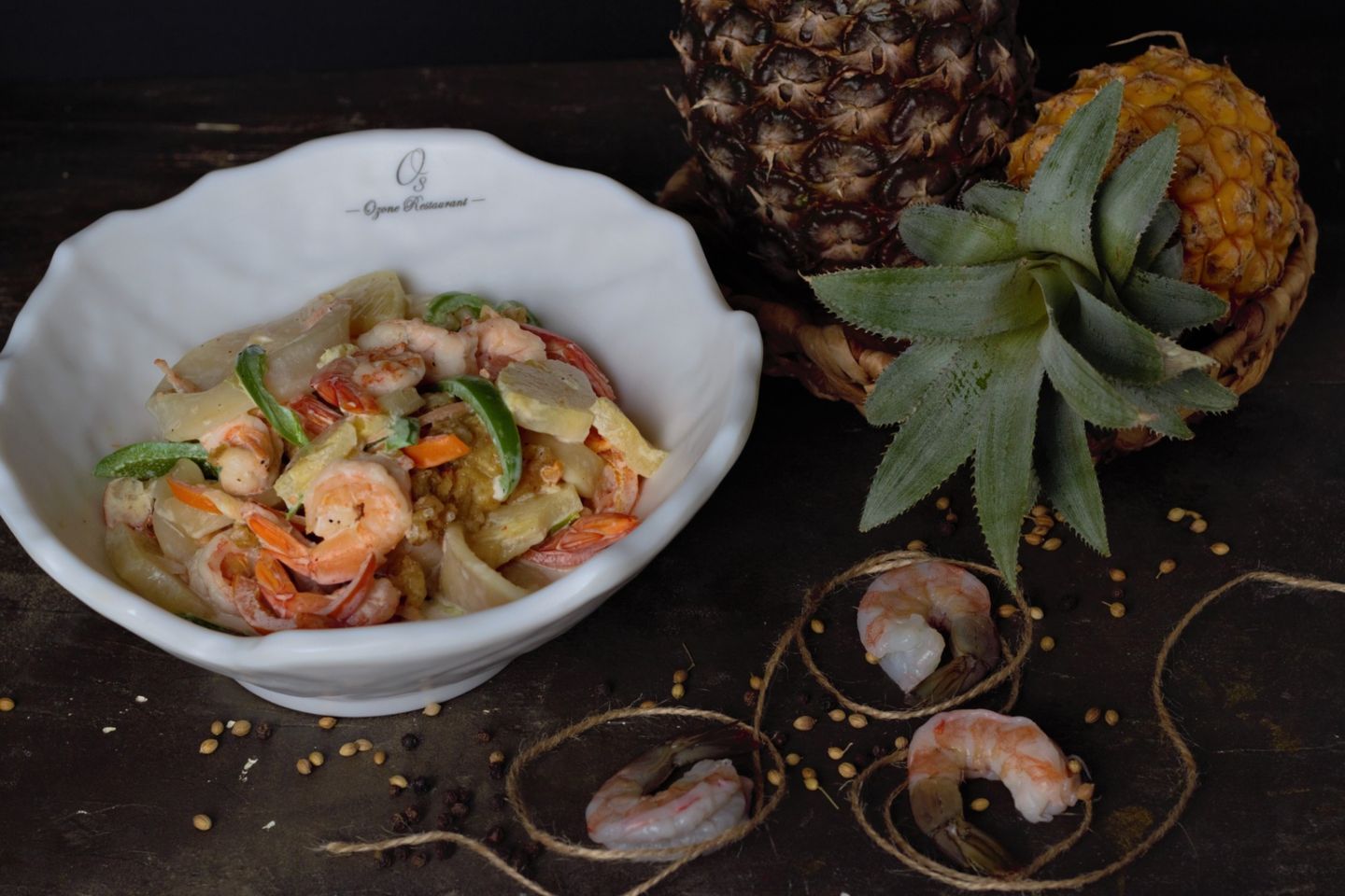 Seafood Soup With Cream And Pineapple - Large