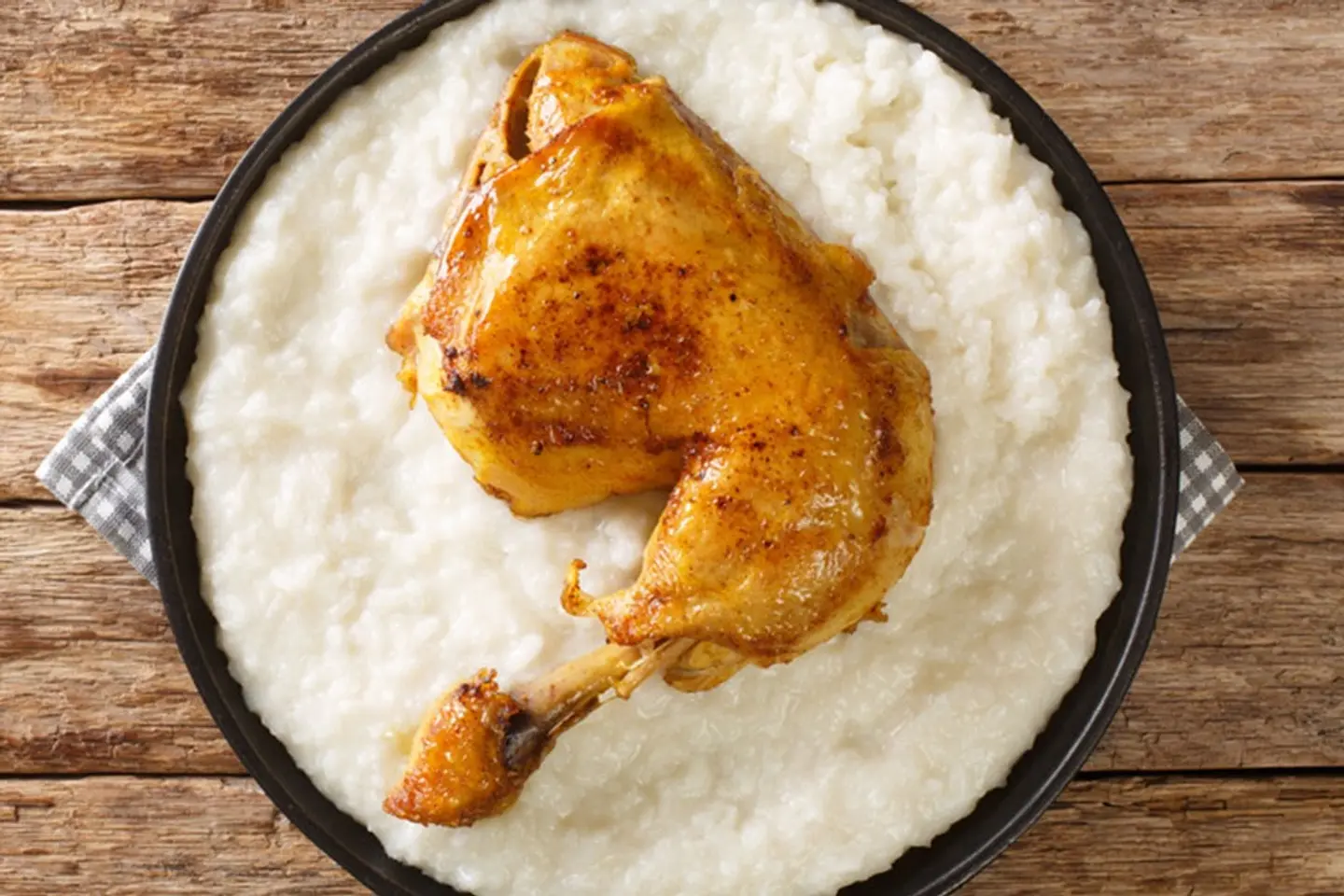 دجاج سليق - نصف دجاجة