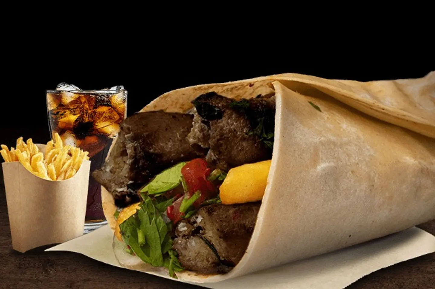 Awsal Lamb Meat Sandwich Meal - 1 Sandwich