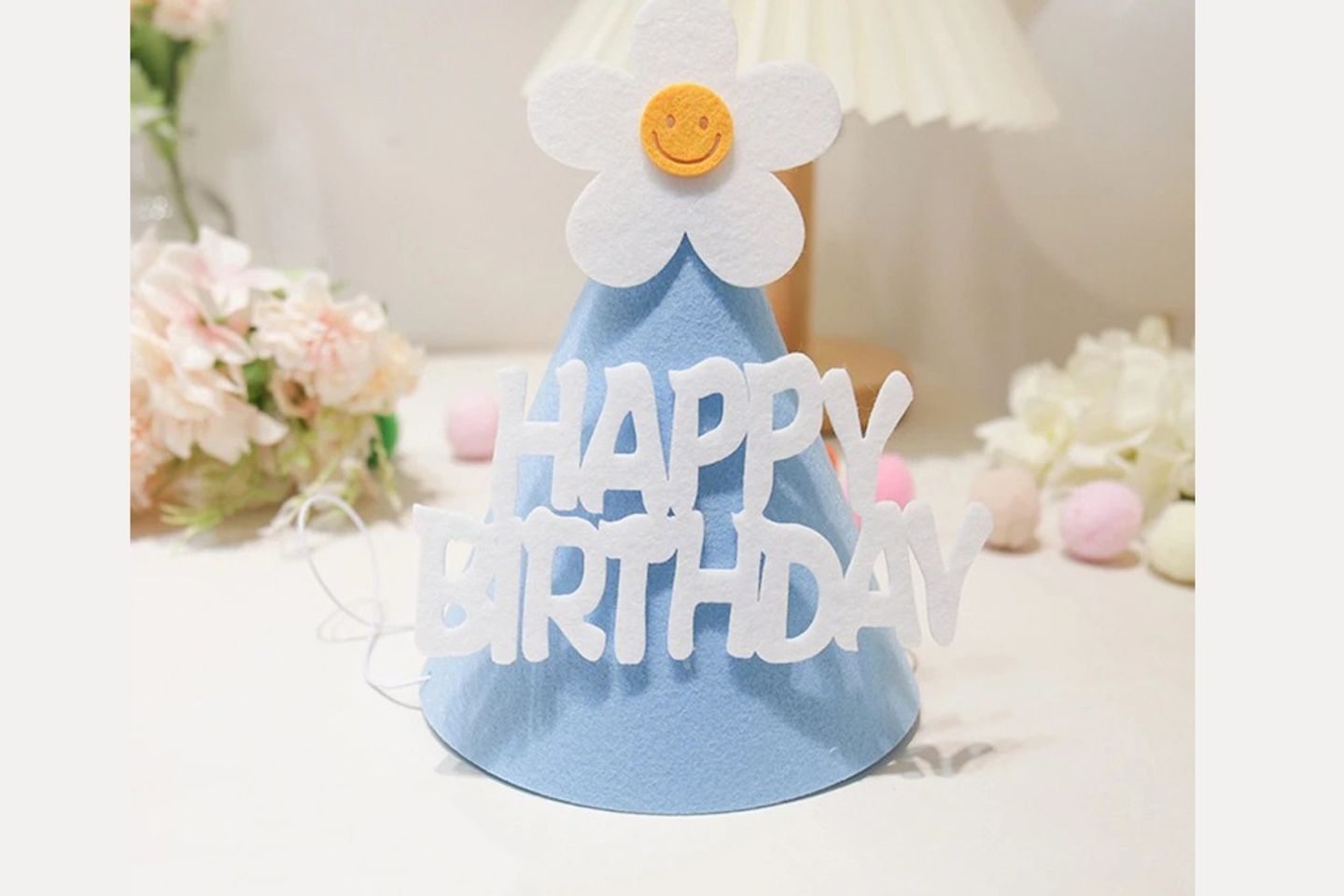 Small Birthday Hat - Yellow