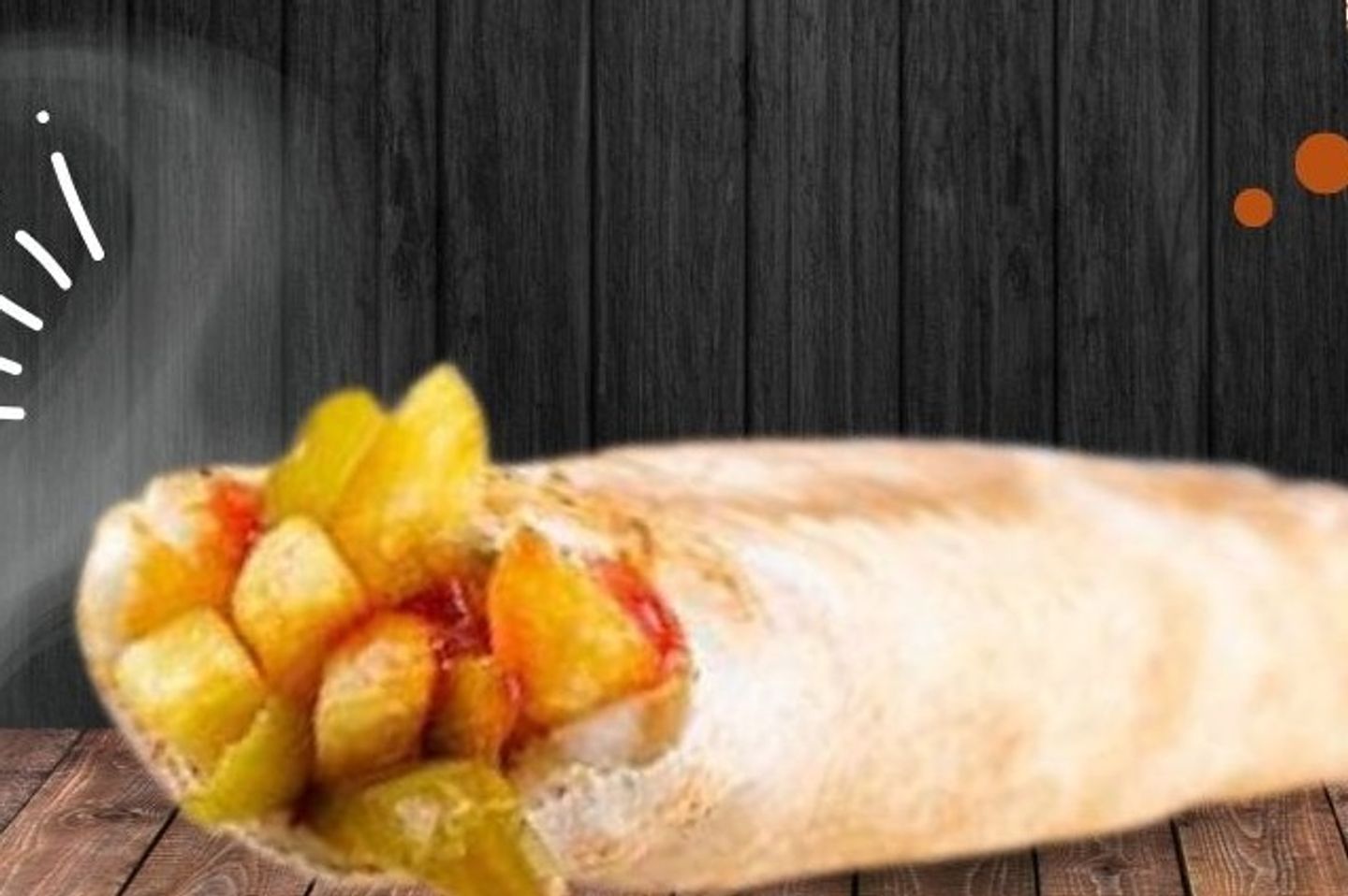 French Fries Sandwich - With Cheese