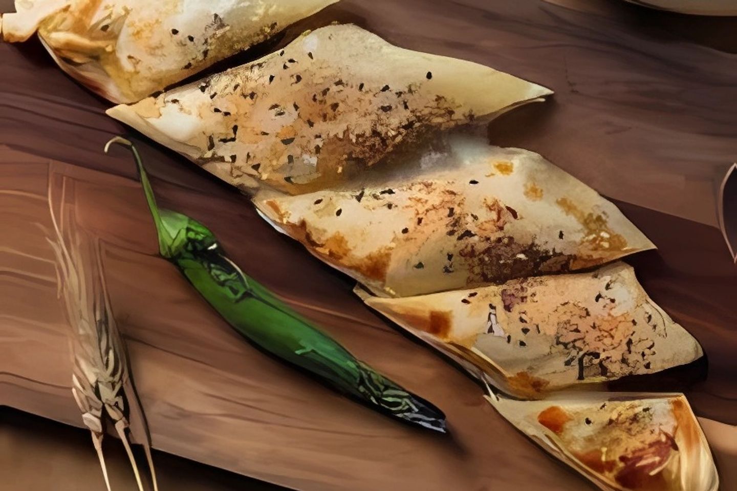 فطيرة دجاج - وسط