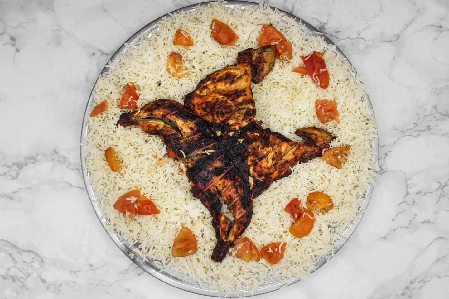 Mandi Hasawi Chicken On Charcoal - Half Chicken