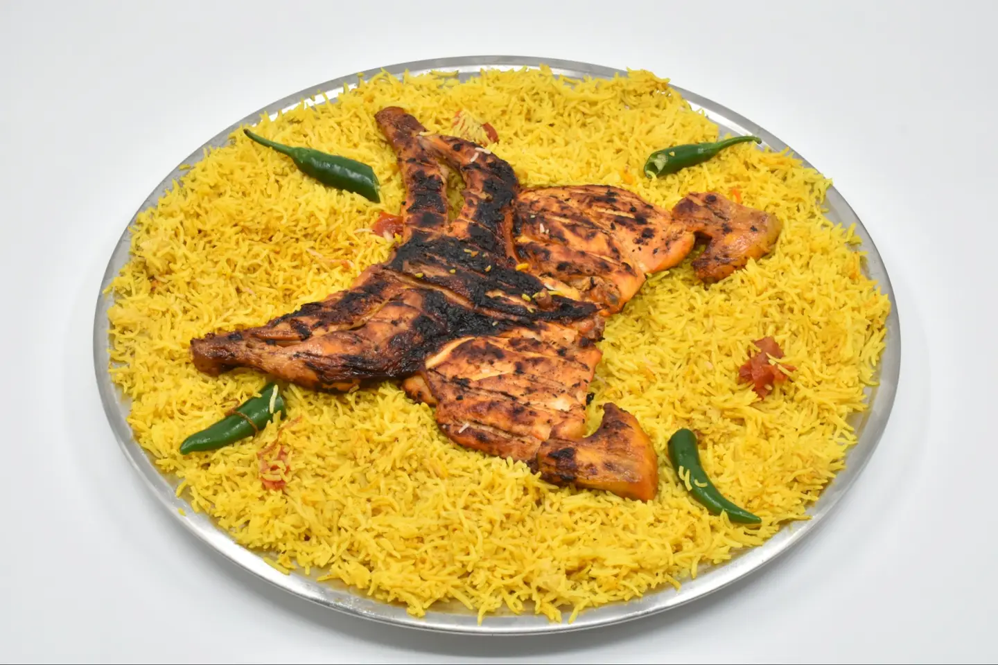Mandi Hasawi Spicy Chicken On Charcoal - Half Chicken