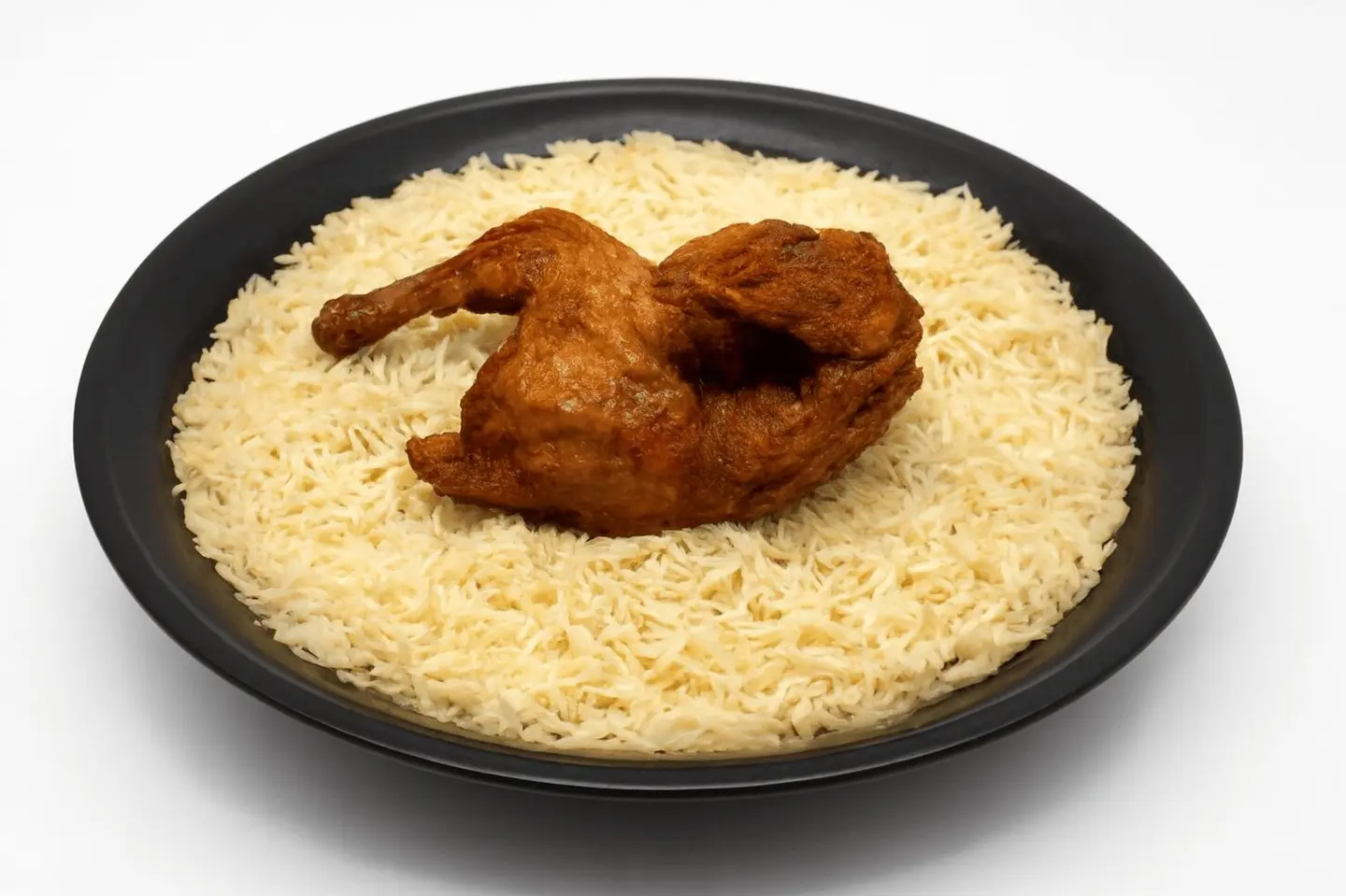 دجاج مقلي بالزيت - ربع دجاجة