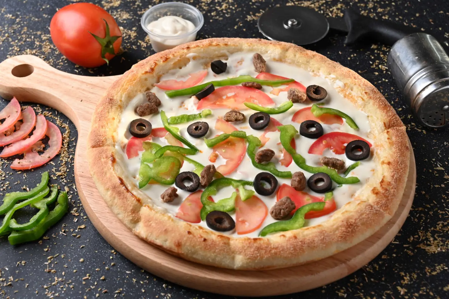 Pizza Piece Meat With Cream Cheese - Small