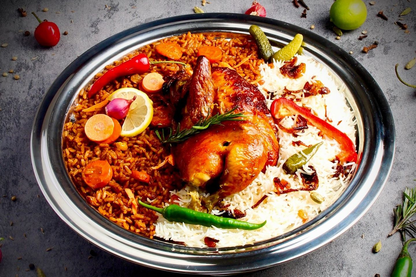 Chicken Shawayah With Rice Bukhary - Whole Piece
