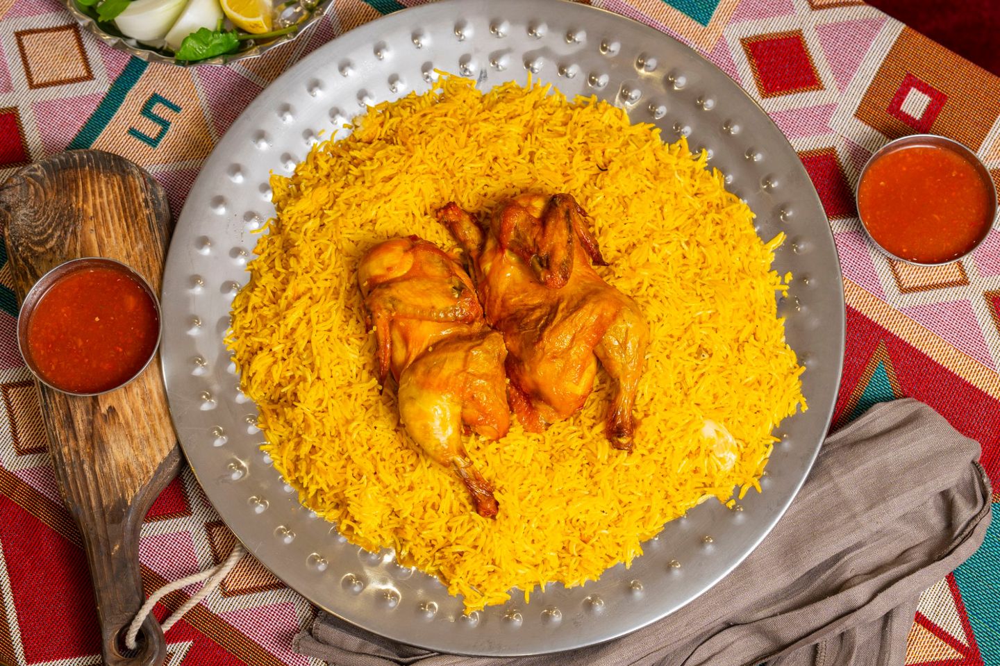دجاج مندي - نصف دجاج مندي