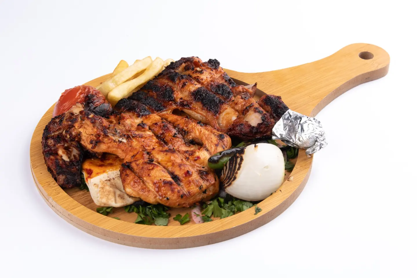 دجاج فحم سادة - نصف دجاجة