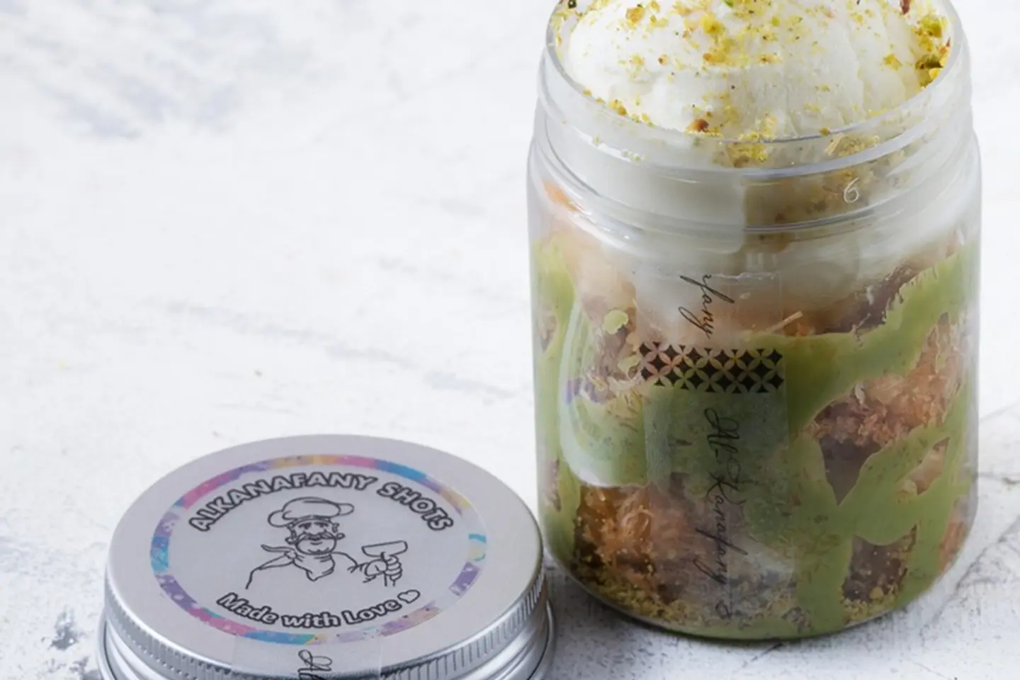 جديدنا - كنافة شوت أيس كريم 	 - 6 pcs