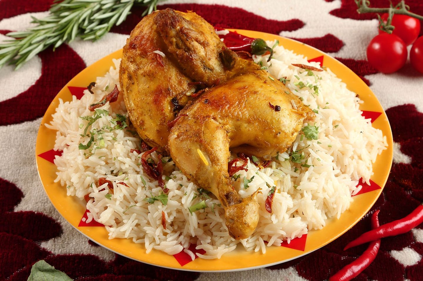 مثلوثة دجاج نصف - نص حبة دجاج