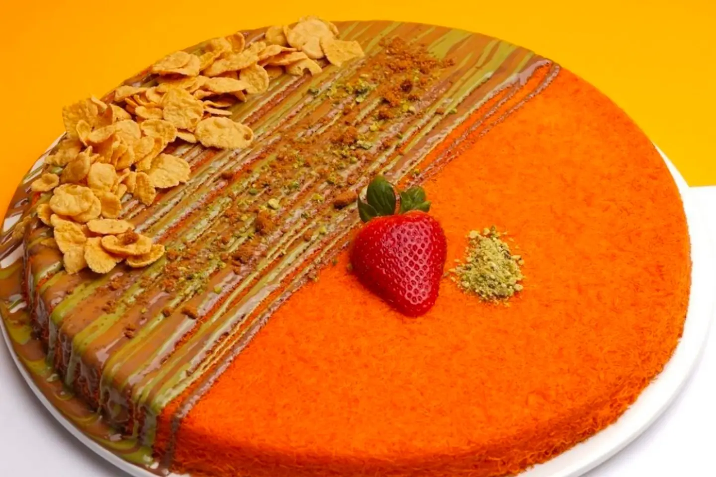 Soft Kunafa, Cream, Half Sauce - Small