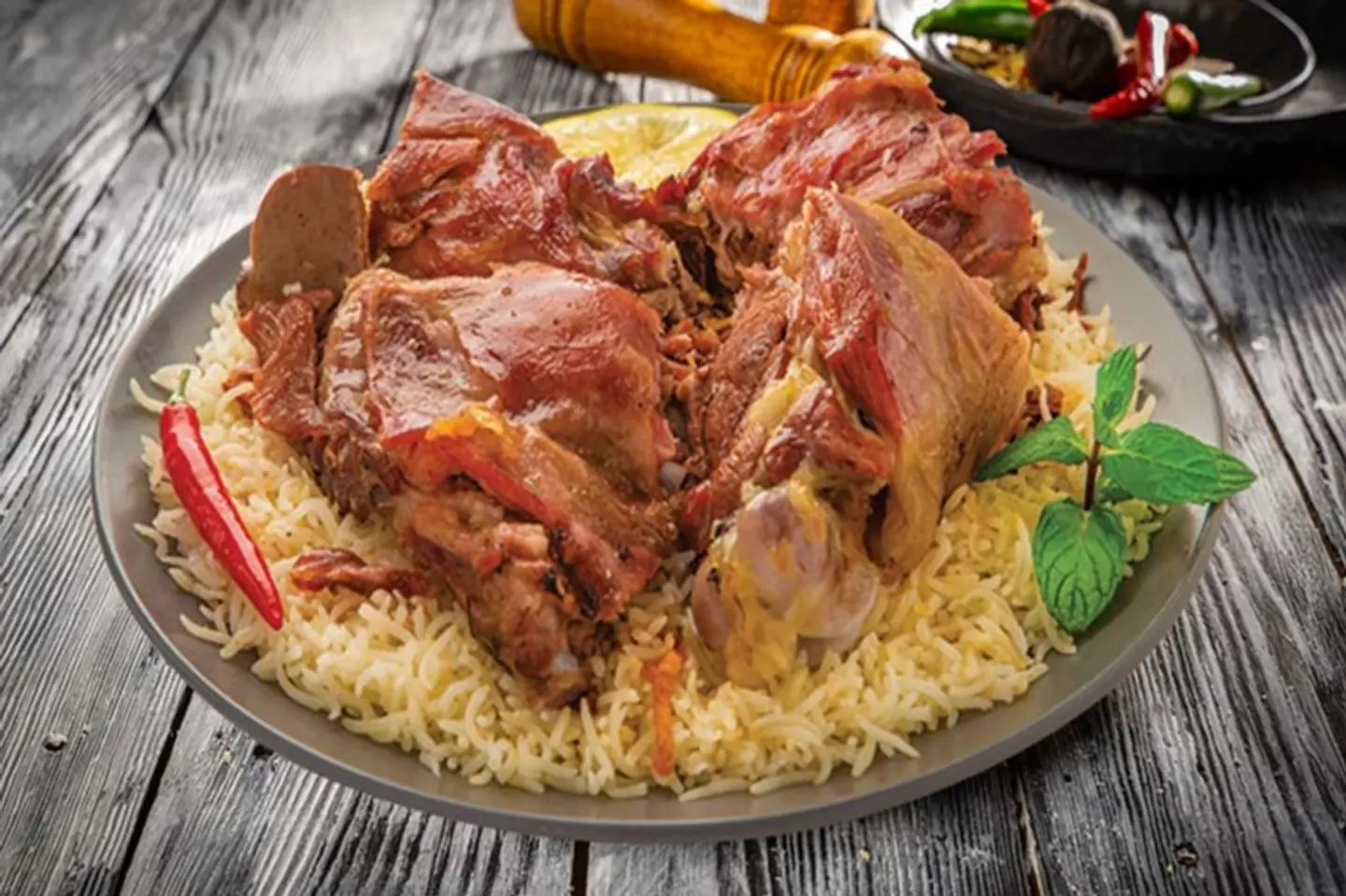 Hanidh With Rice Peshawar - Full Meat Matlotha