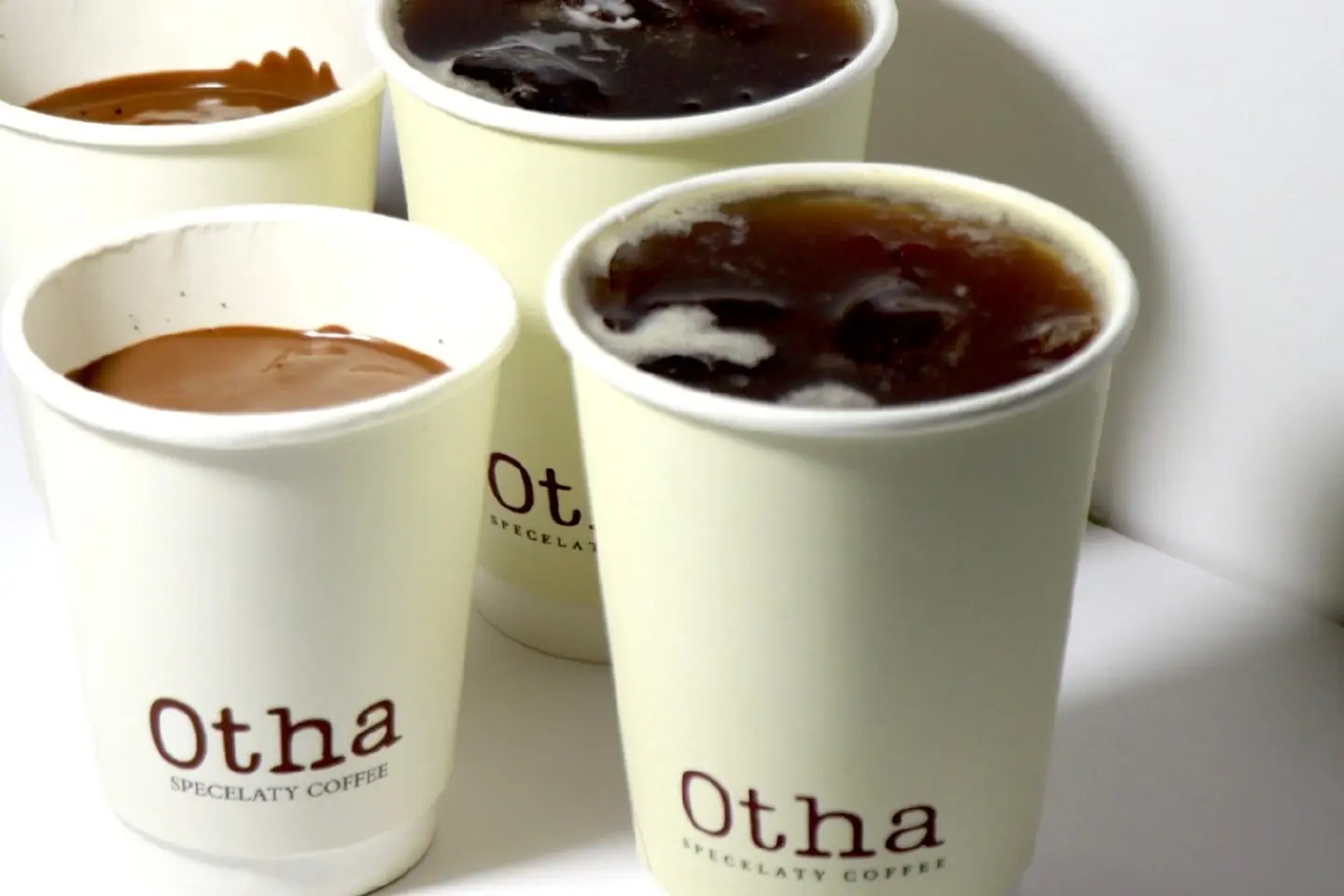 Two V60 With Two Otha Pudding - Hot Coffee