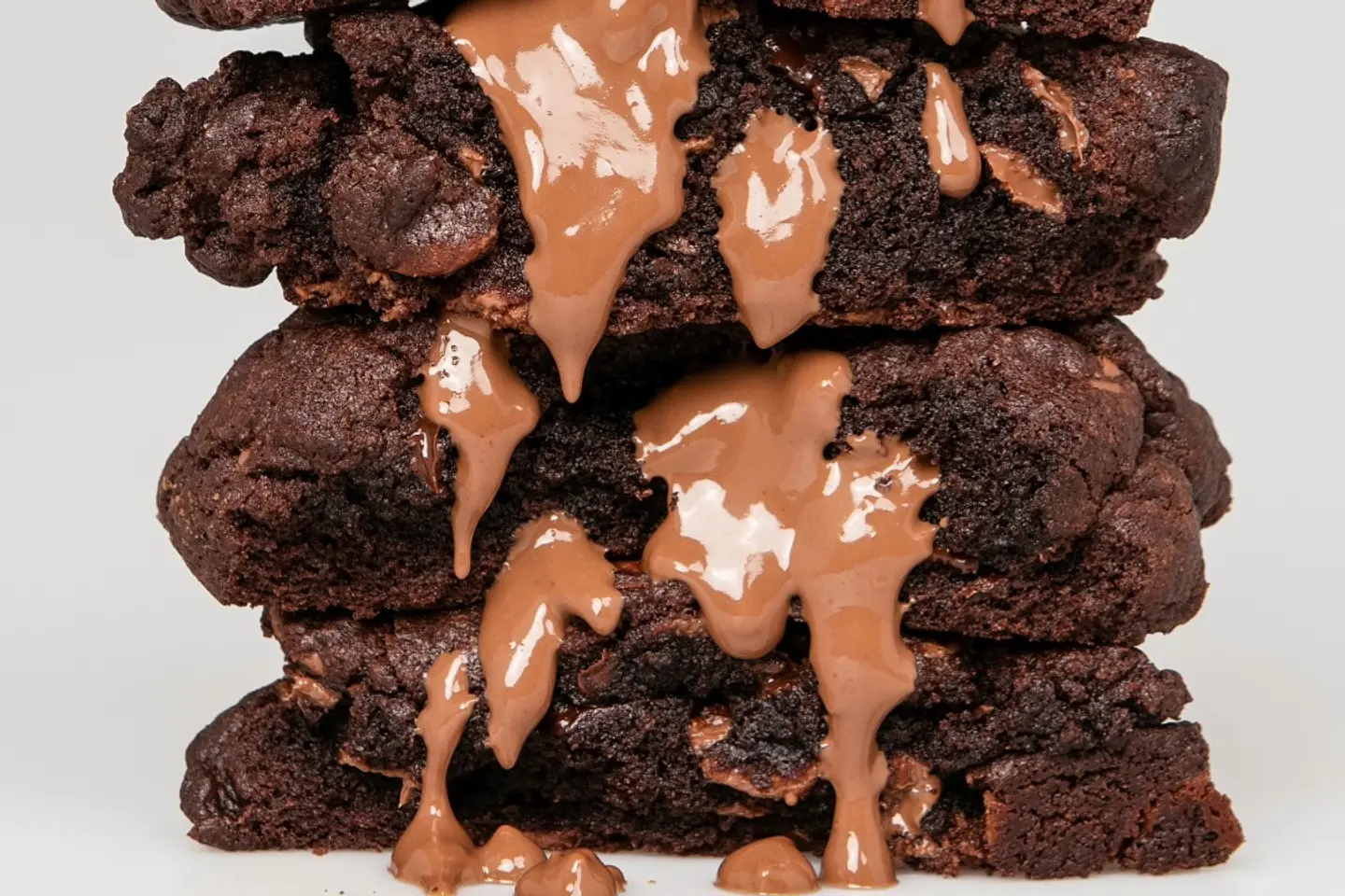 Giant Double Chocolate Cookies - 4 Pcs Cookie Box