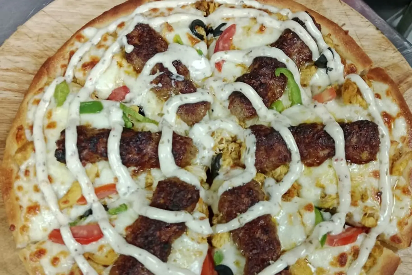 Seekh Kabab Pizza - Large