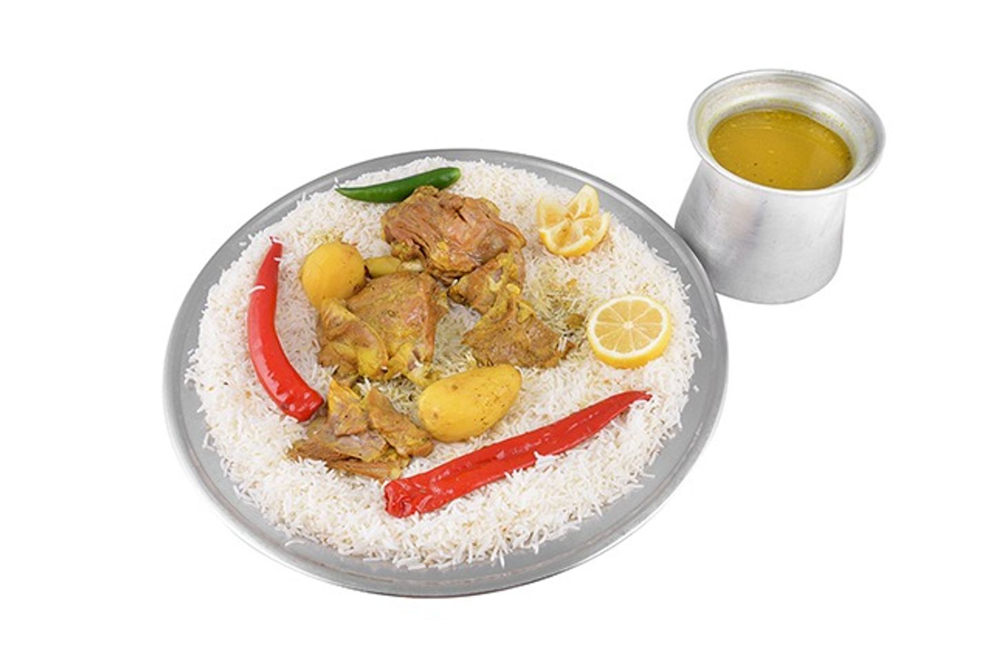 برمة لحم - رز شعبي