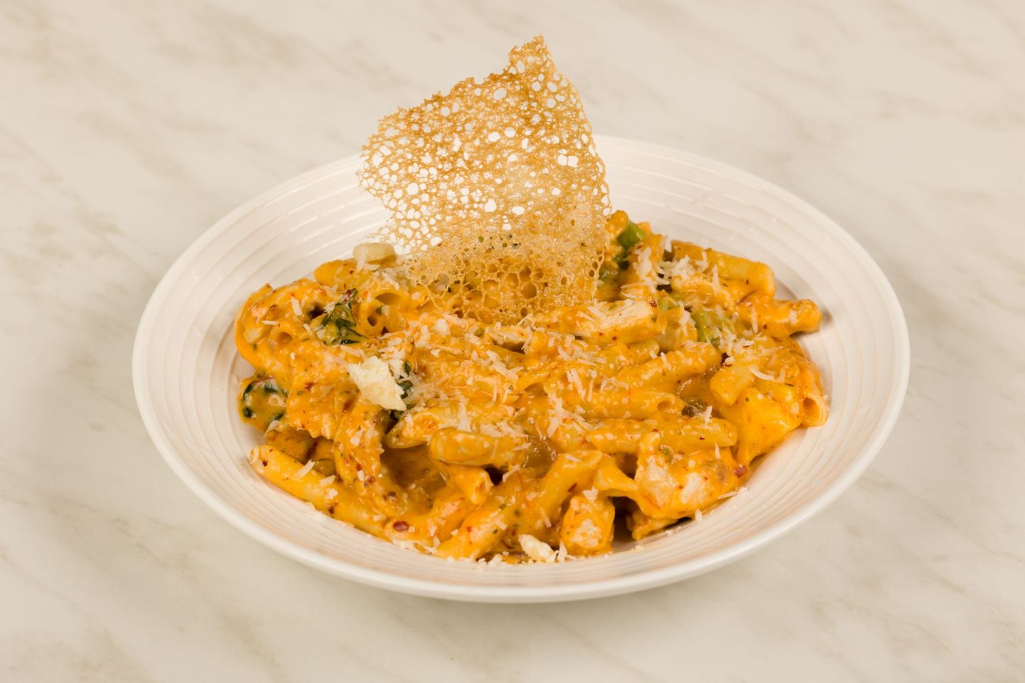 Pasta In Pink Sauce - Vegetable