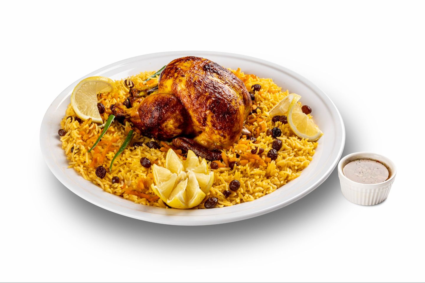 Grilled Chicken With Rice - Whole Chicken