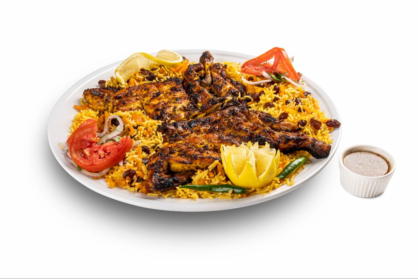 Charcoal Chicken With Rice - Whole Chicken