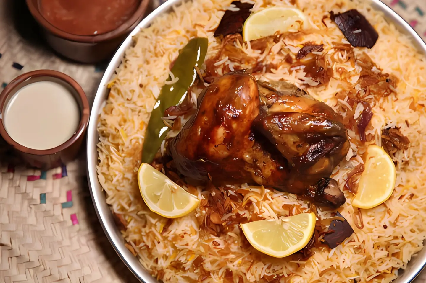 Grilled Chicken With Rice - Half A Chicken