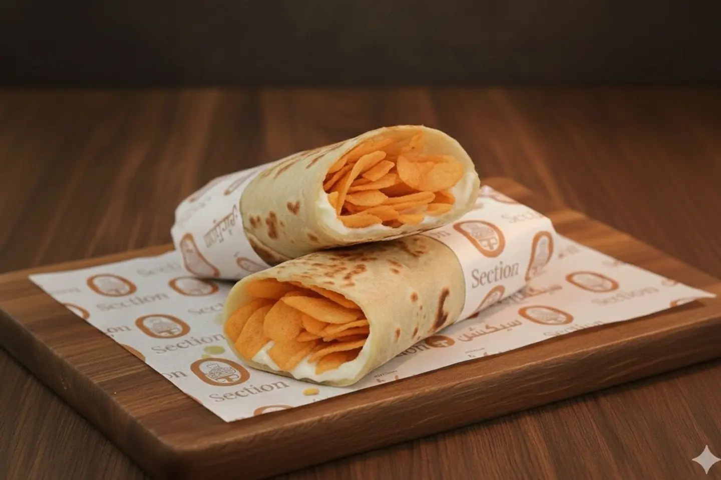 Cheese With Oman Chips - Chapati