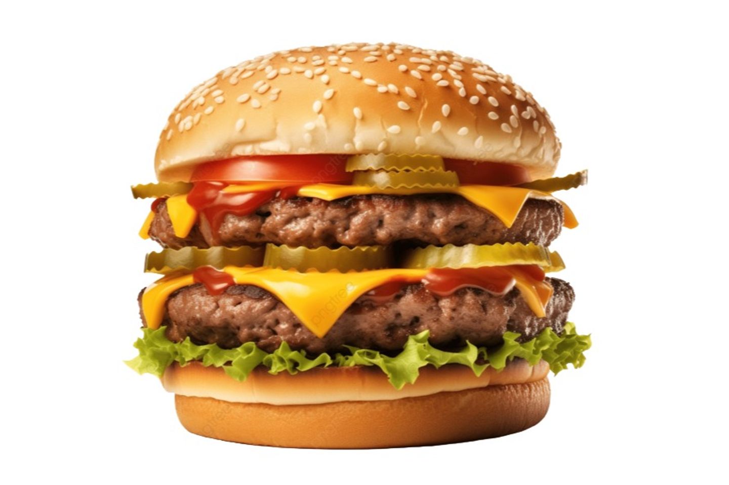 Double Beef Burger - Qursan Bread