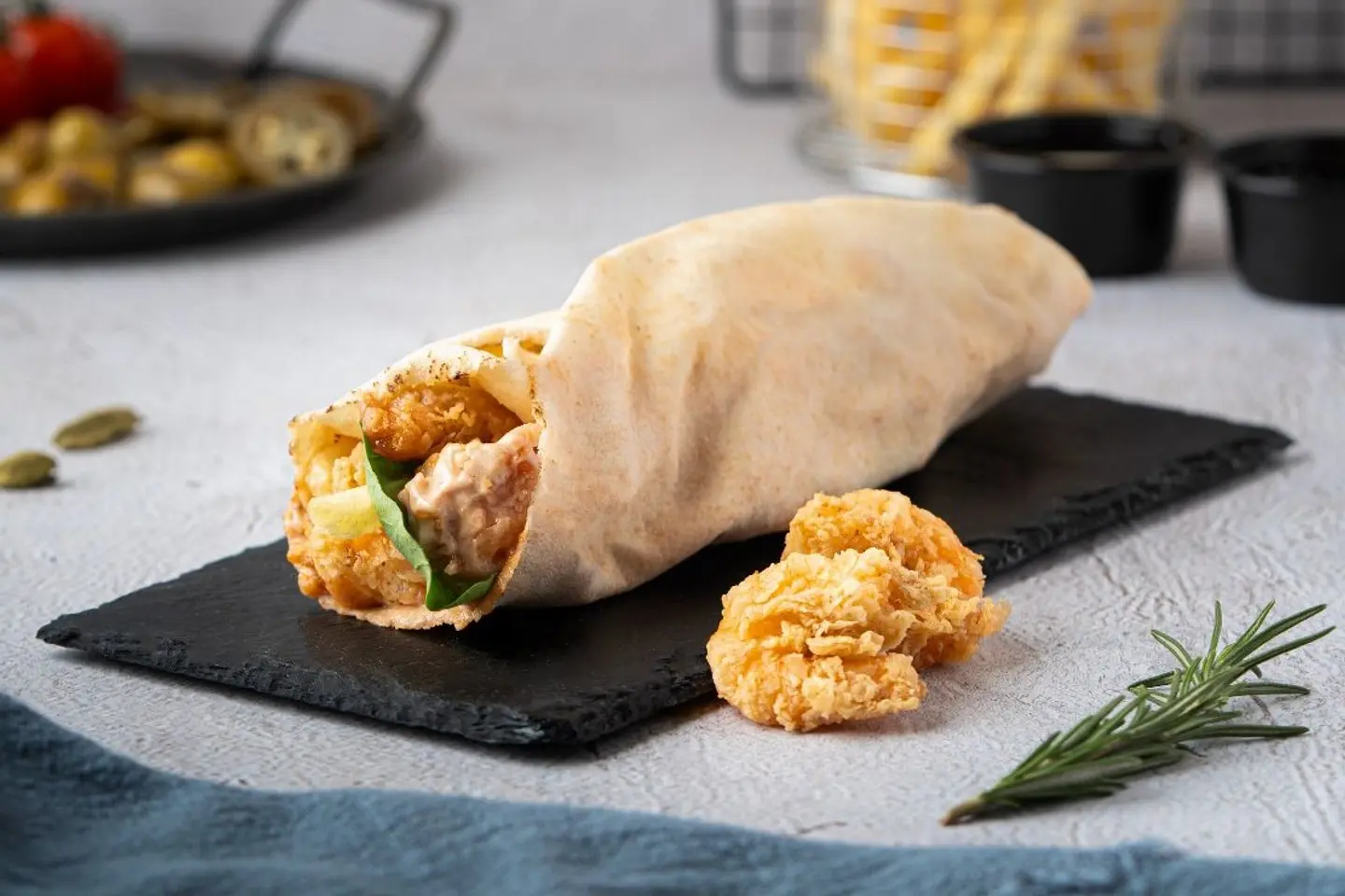 سندويتش جمبري مقلي - عادي