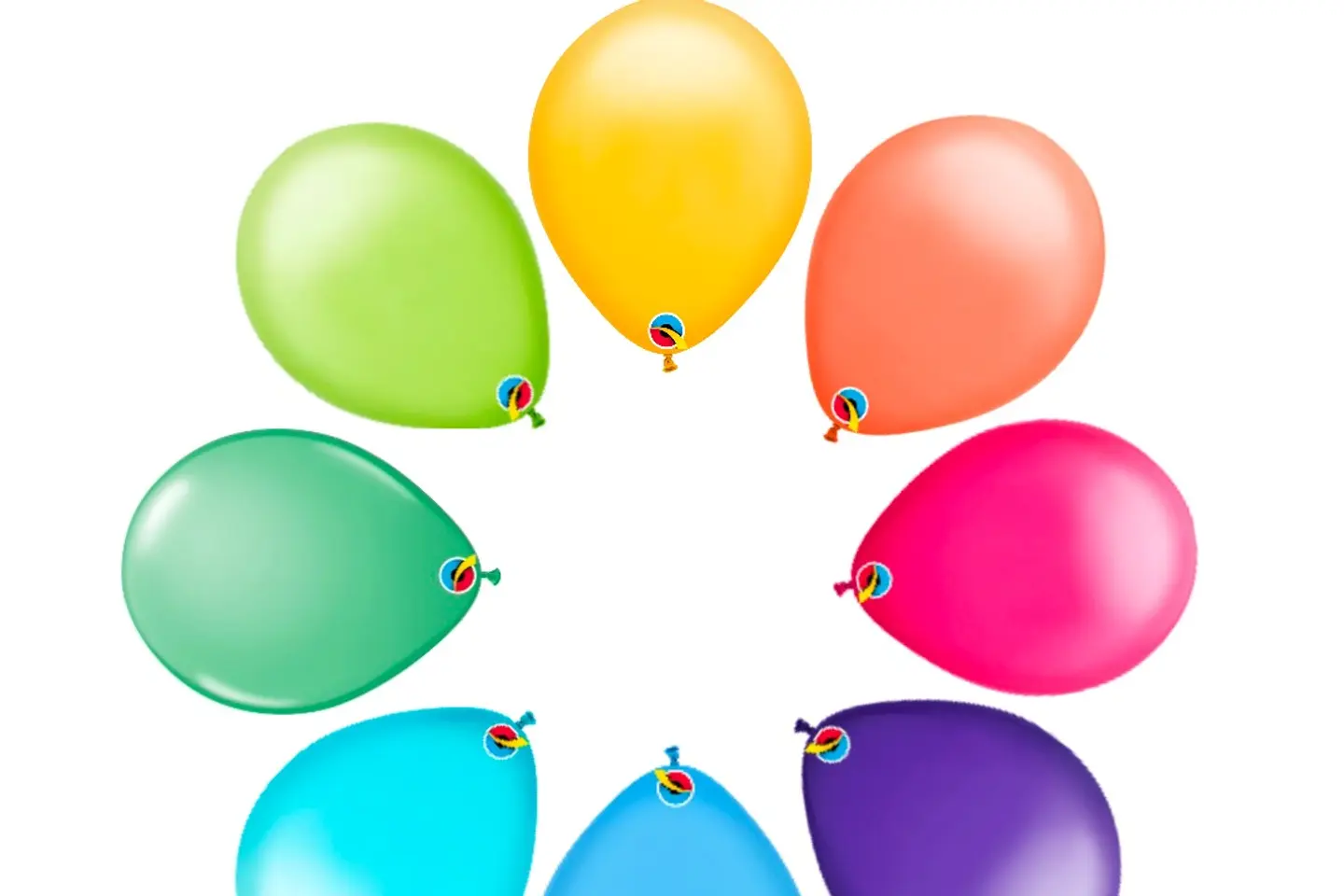 بالونات سادة مطاط - رصاصي