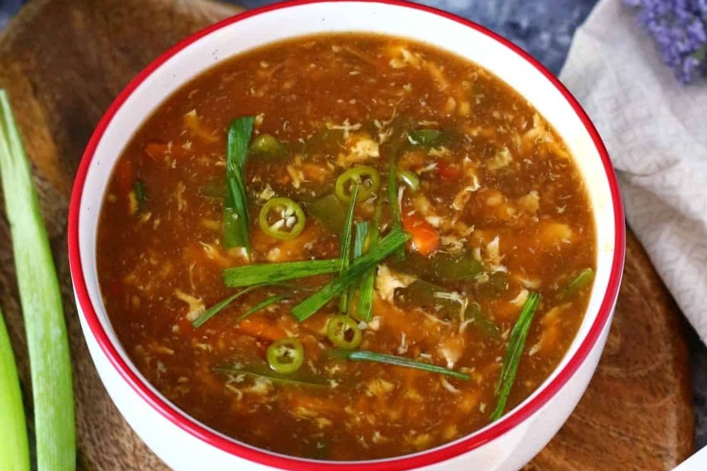 Hot And Sour Soup - Chicken Hot And Sour Soup