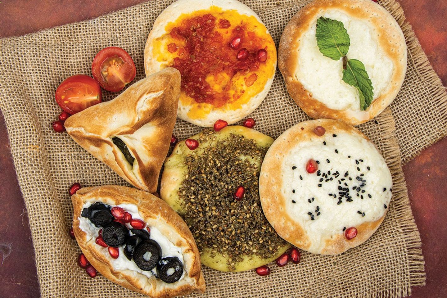 فطاير سواريه مشكل  - صحن صغير