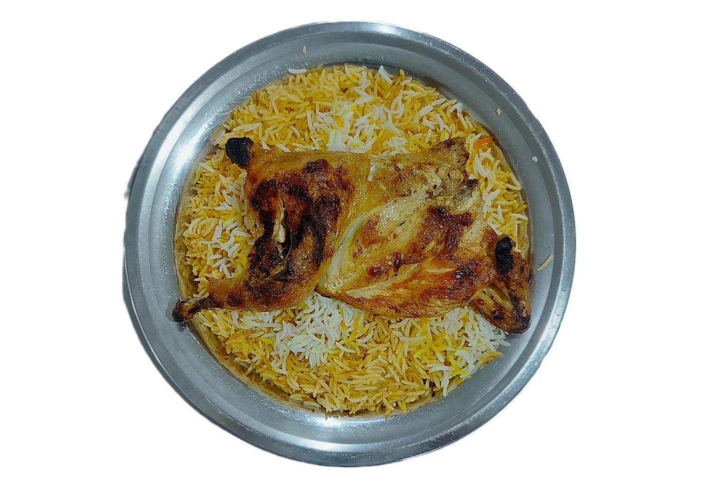 دجاج مظبي مع الأرز - نصف دجاجة