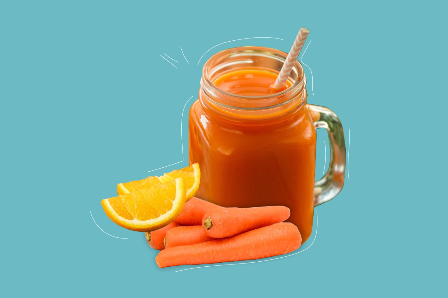 Orange & Carrots - Family Size 1 Litre