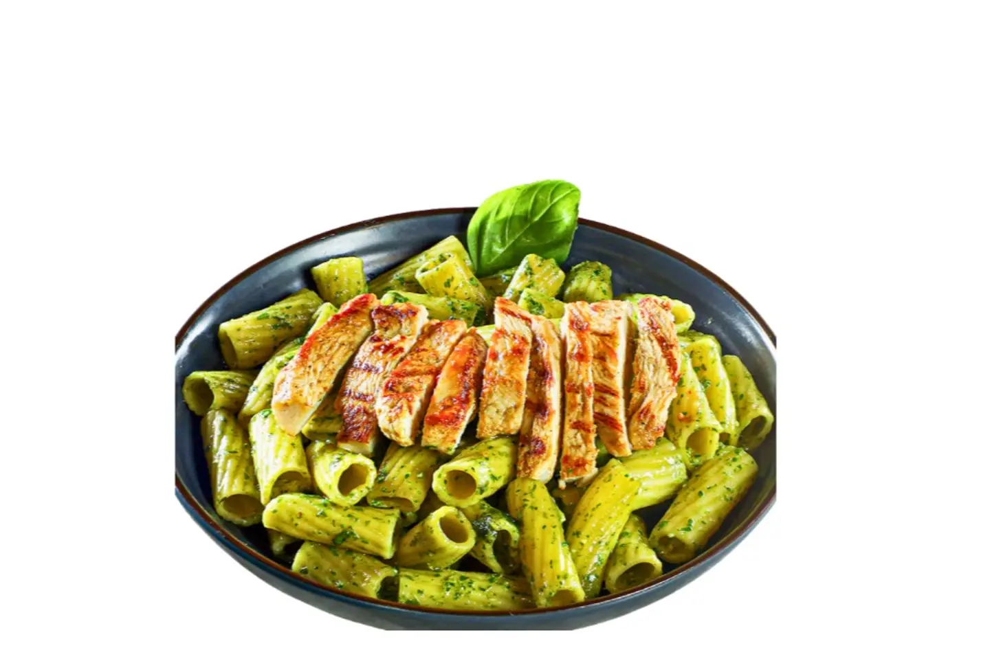 مكرونة بينا بيستو - دجاج