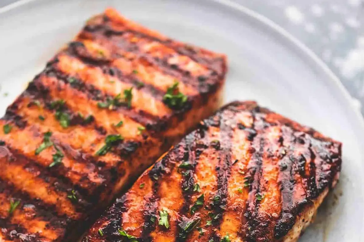 سلمون - مقلي