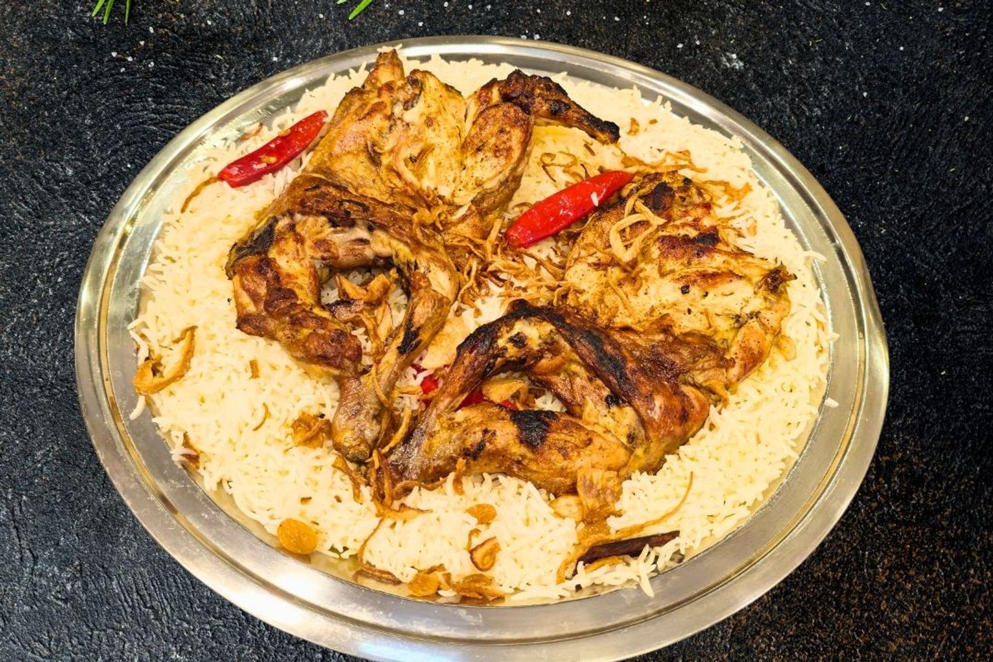 مظبى مع أرز بشاور - حبة كاملة