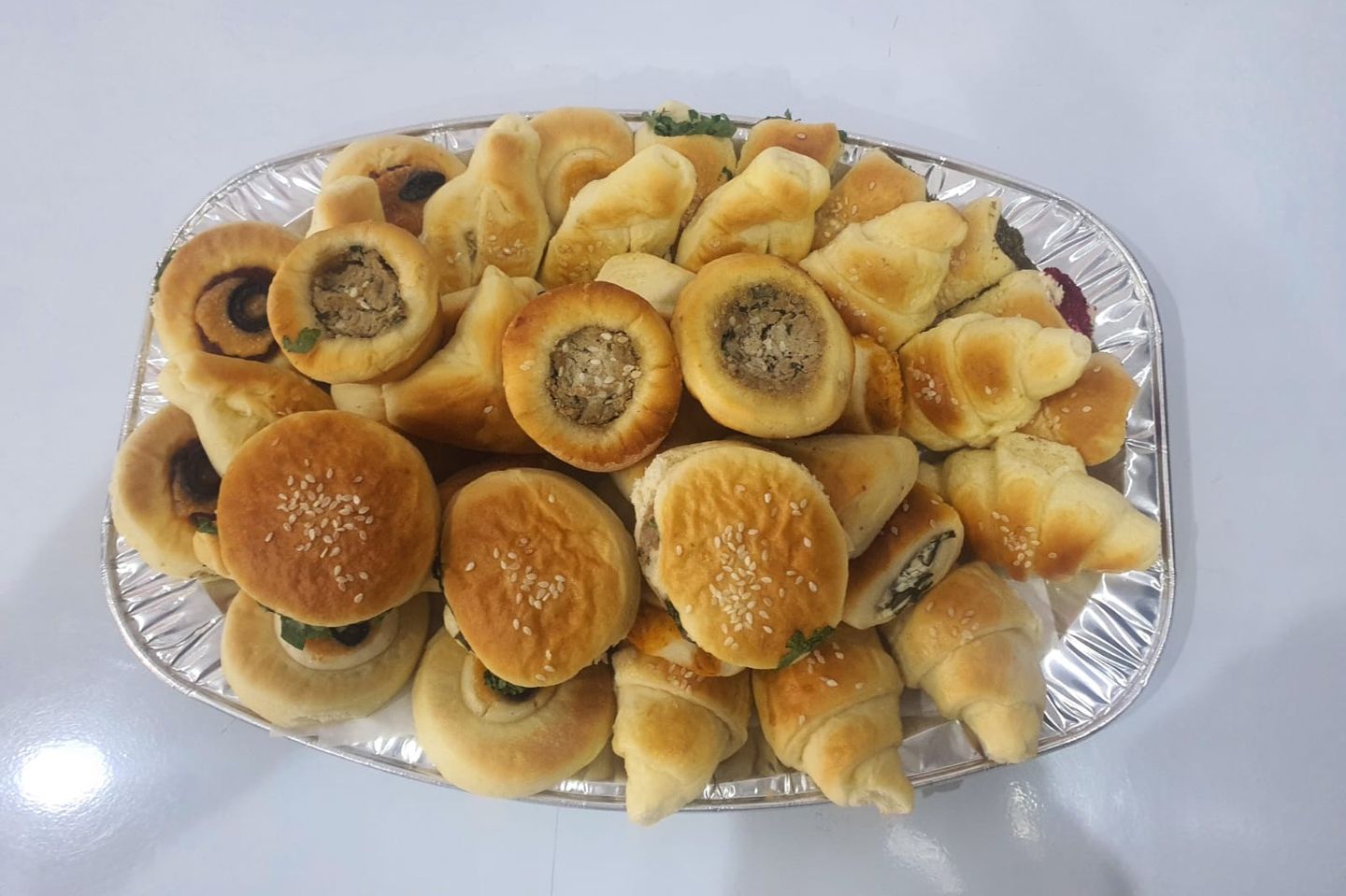 صحن معجنات مشكلة  - كبير ٣٦ حبة