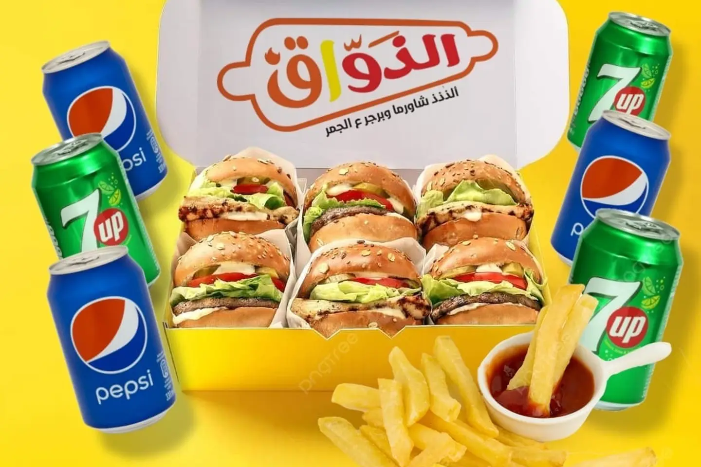 عائلة ٦ وجبات كومبو - كومبو برجر سينجل