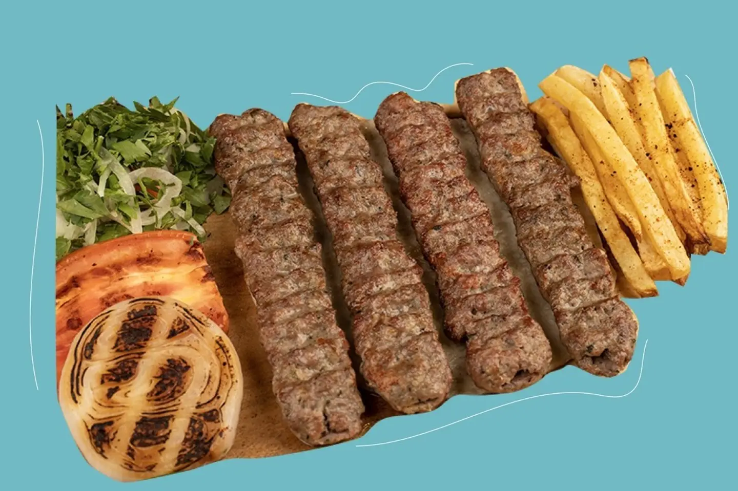 Kebab Lahm Spicy - Kilo Kabab Lahm Spicy