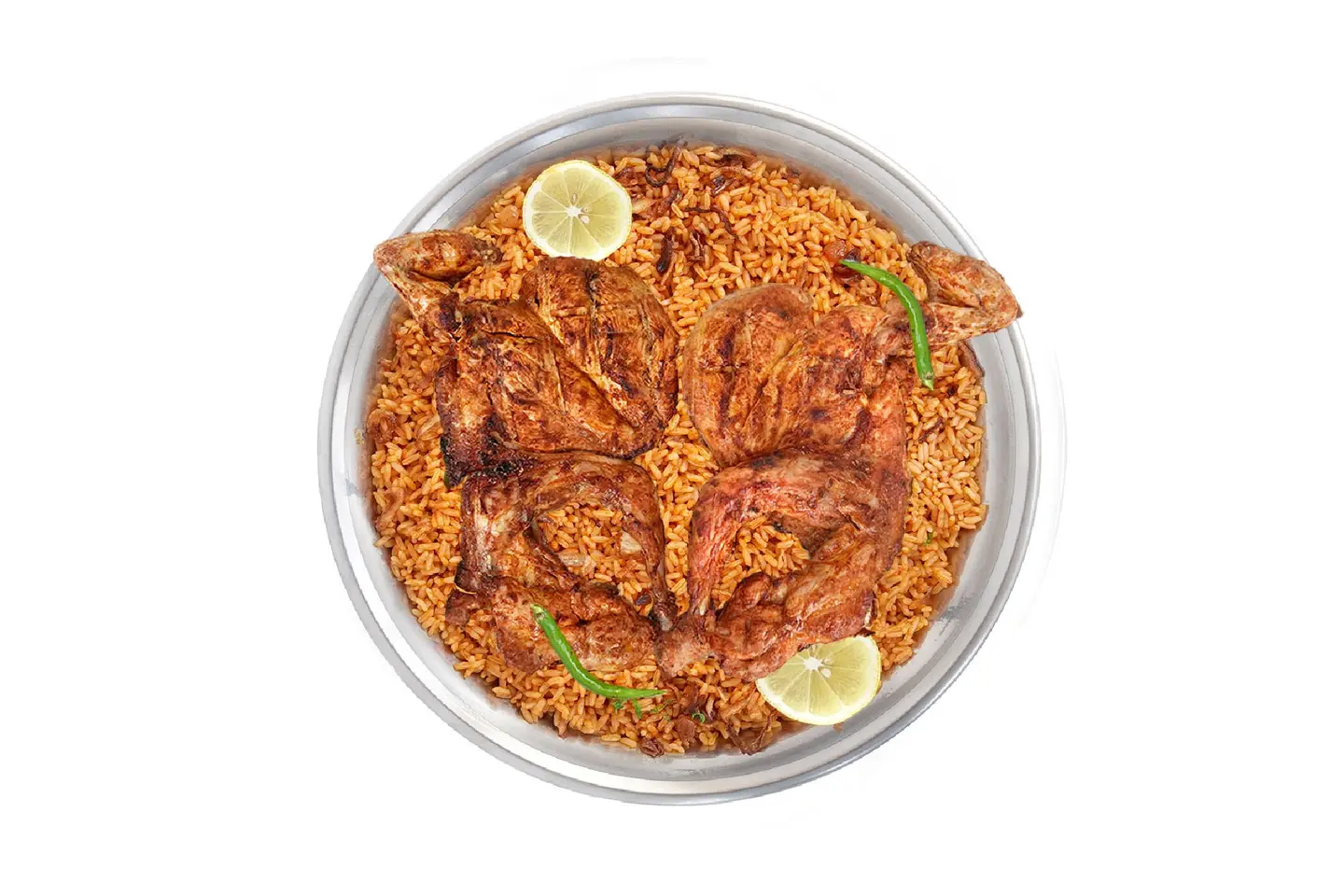 Grilled Chicken With Red Rice - Whole Chicken With Red Rice