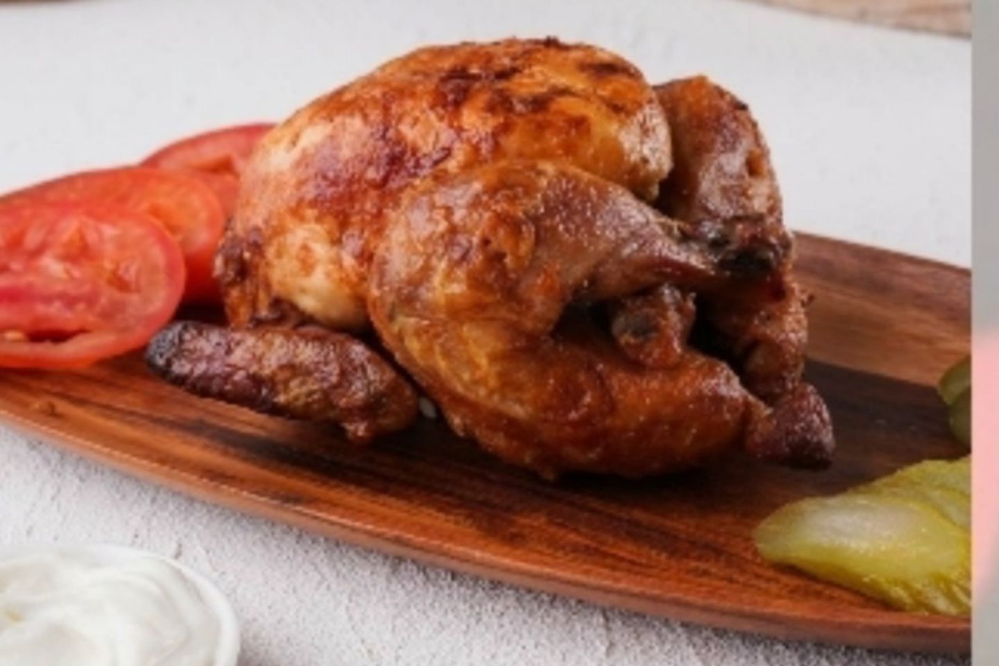 Grill Chicken Without Rice - Half A Chicken