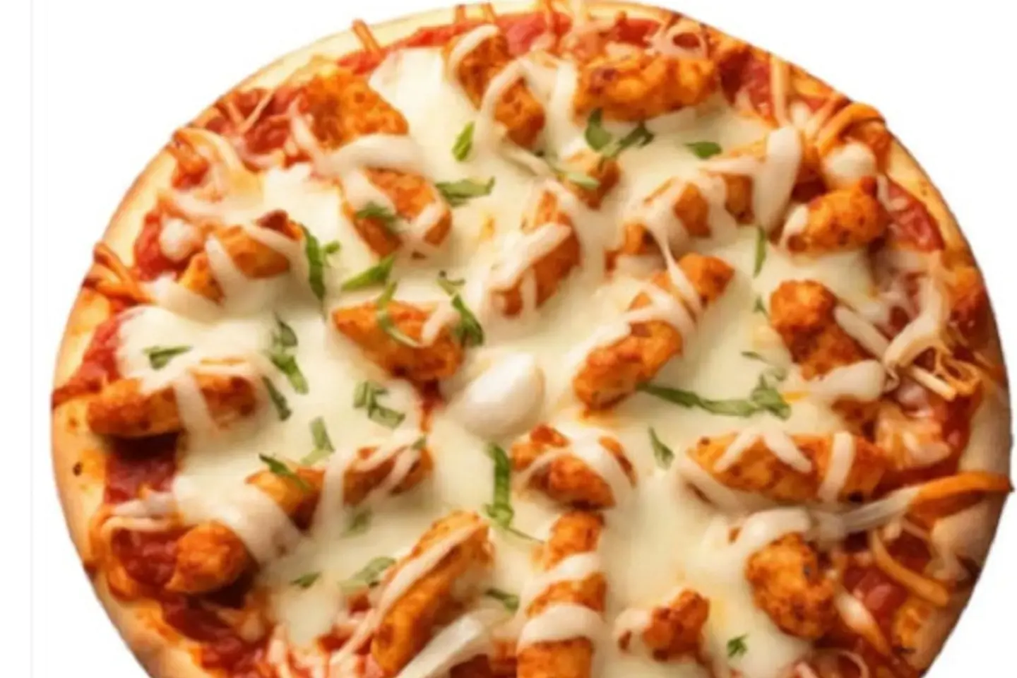 بيتزا  دجاج مشوي وسط - وسط