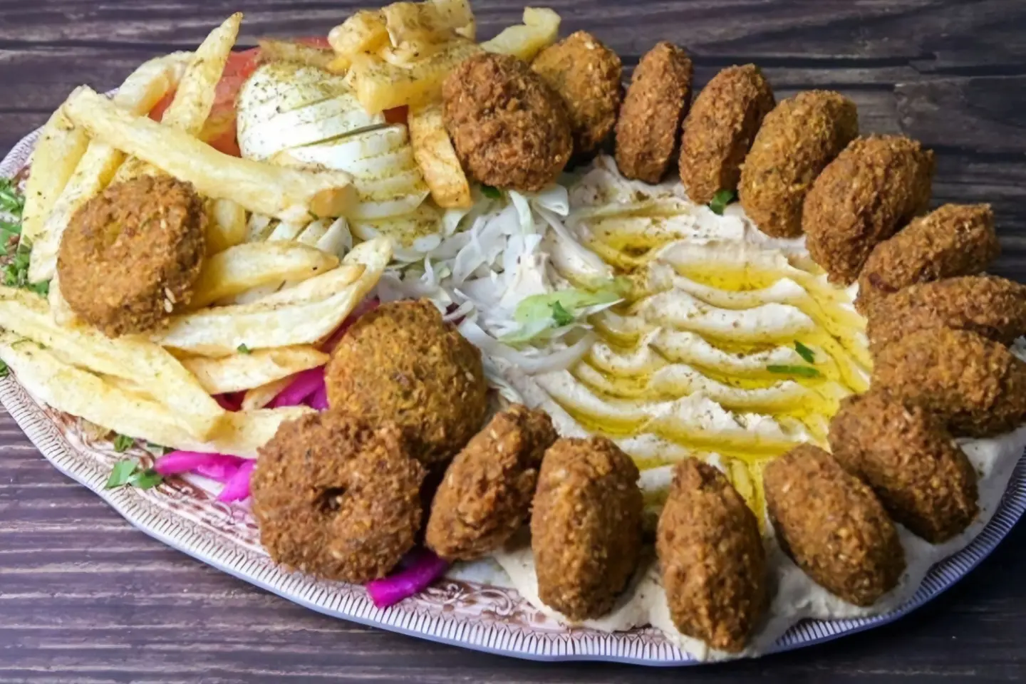 صحن فلافل - صغير