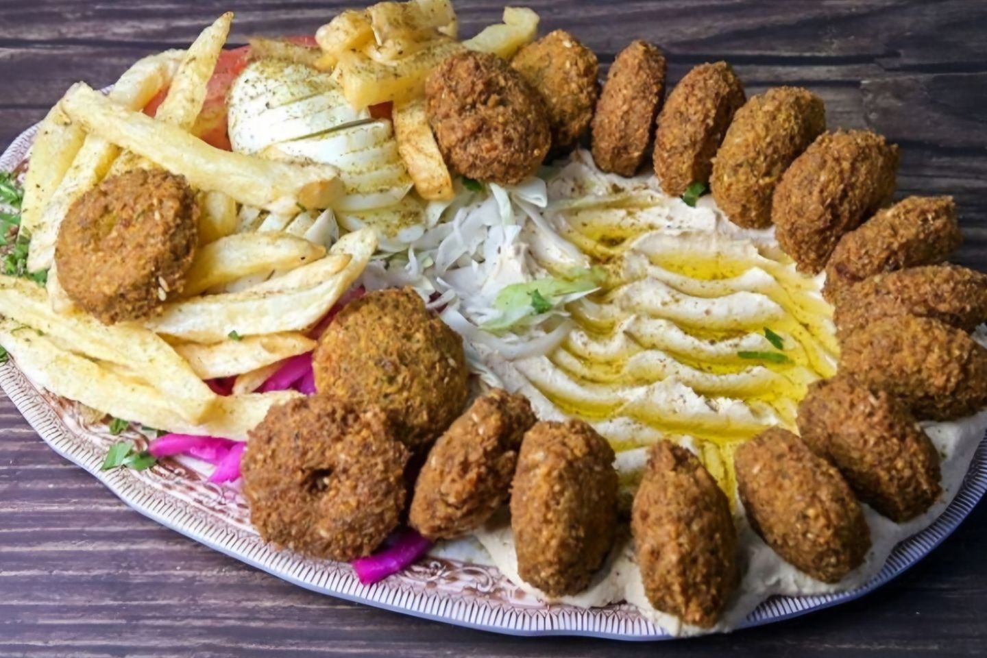 صحن فلافل - صغير