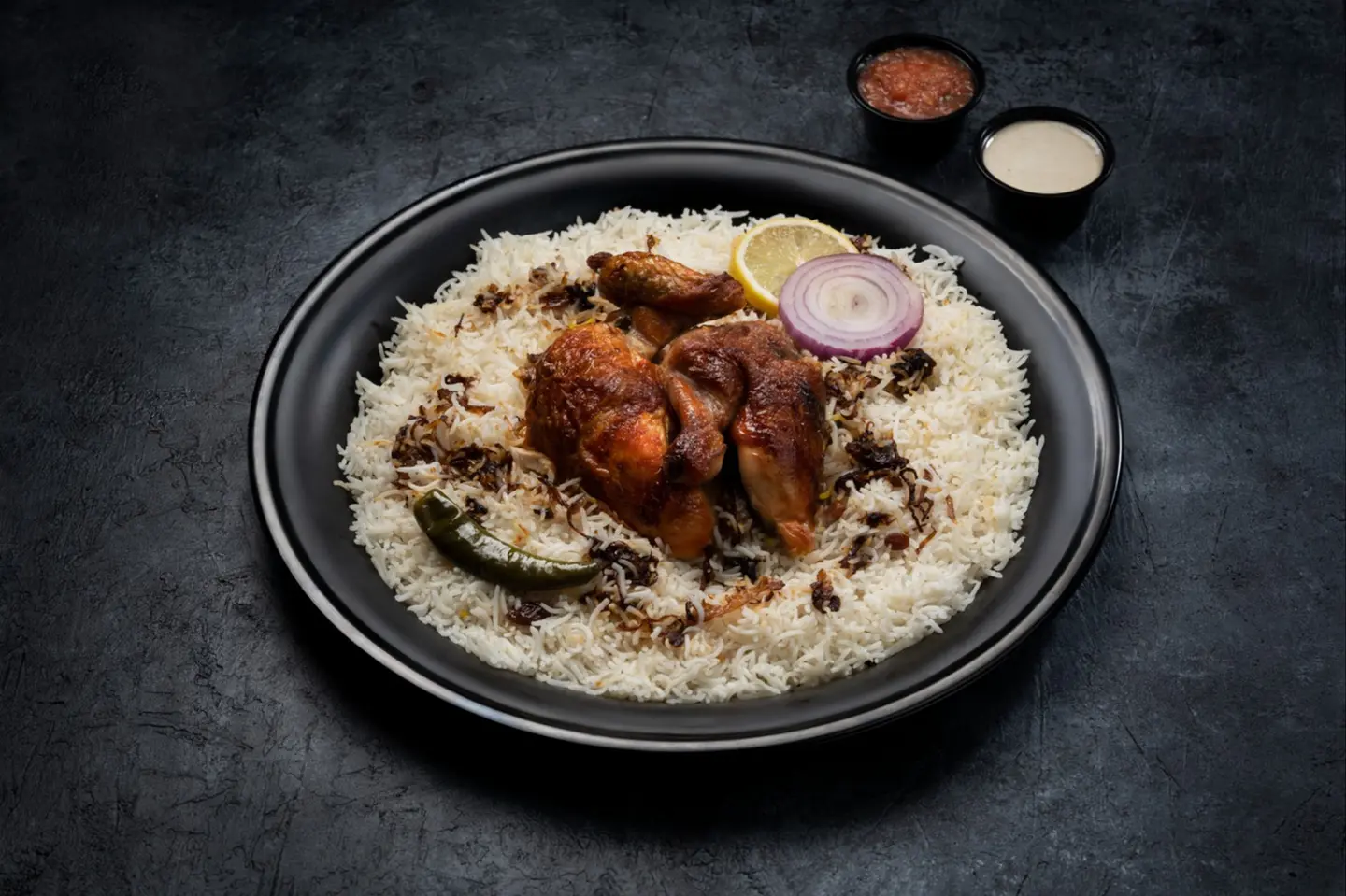 Grilled With Rice - Half A Chicken