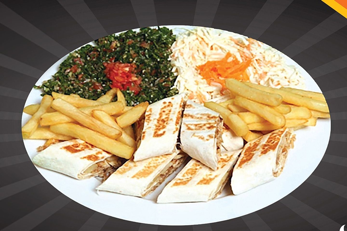 Mixed Arabic Shawarma - Medium