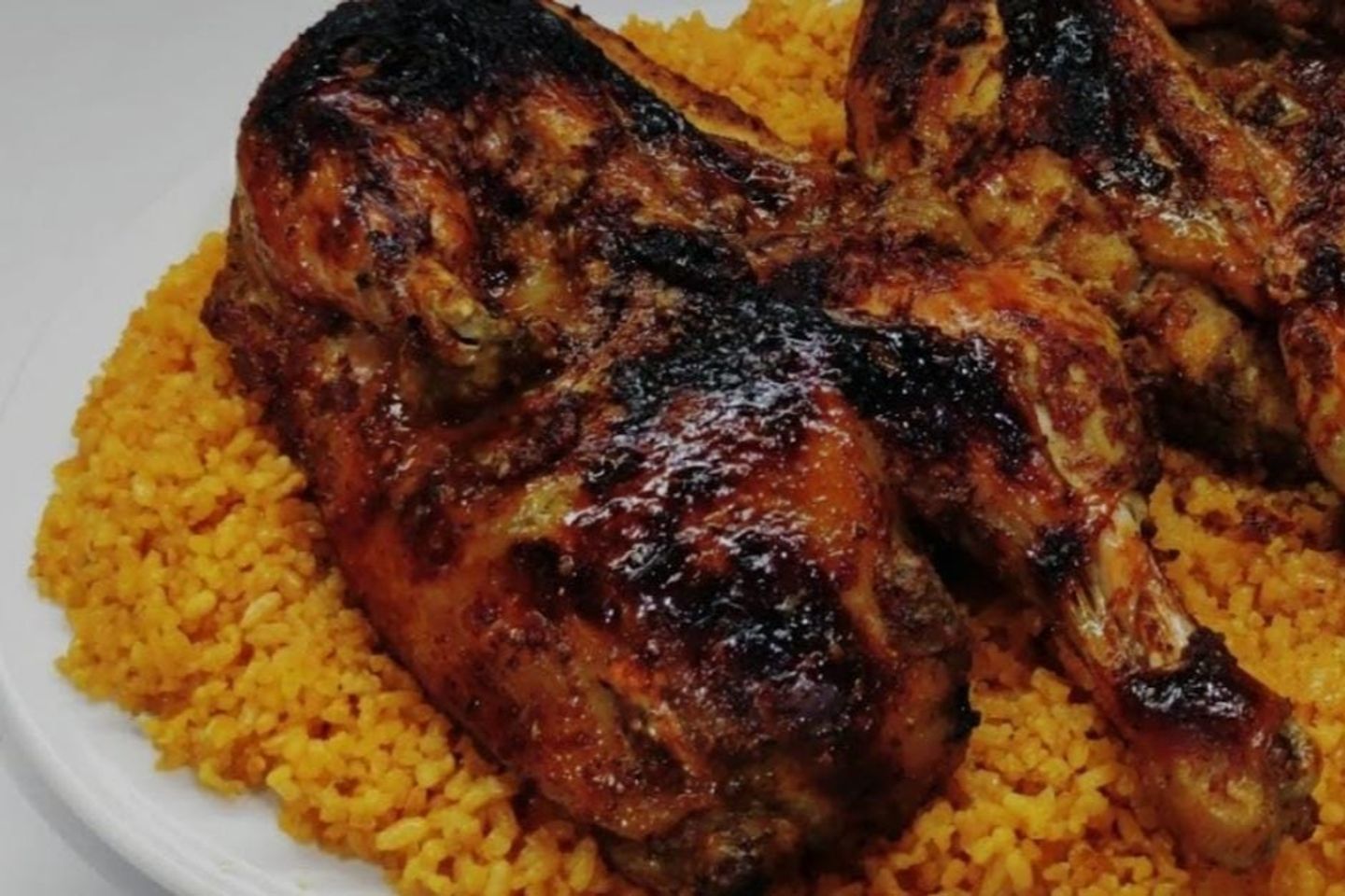 Half Chicken On Charcoal - Without Rice