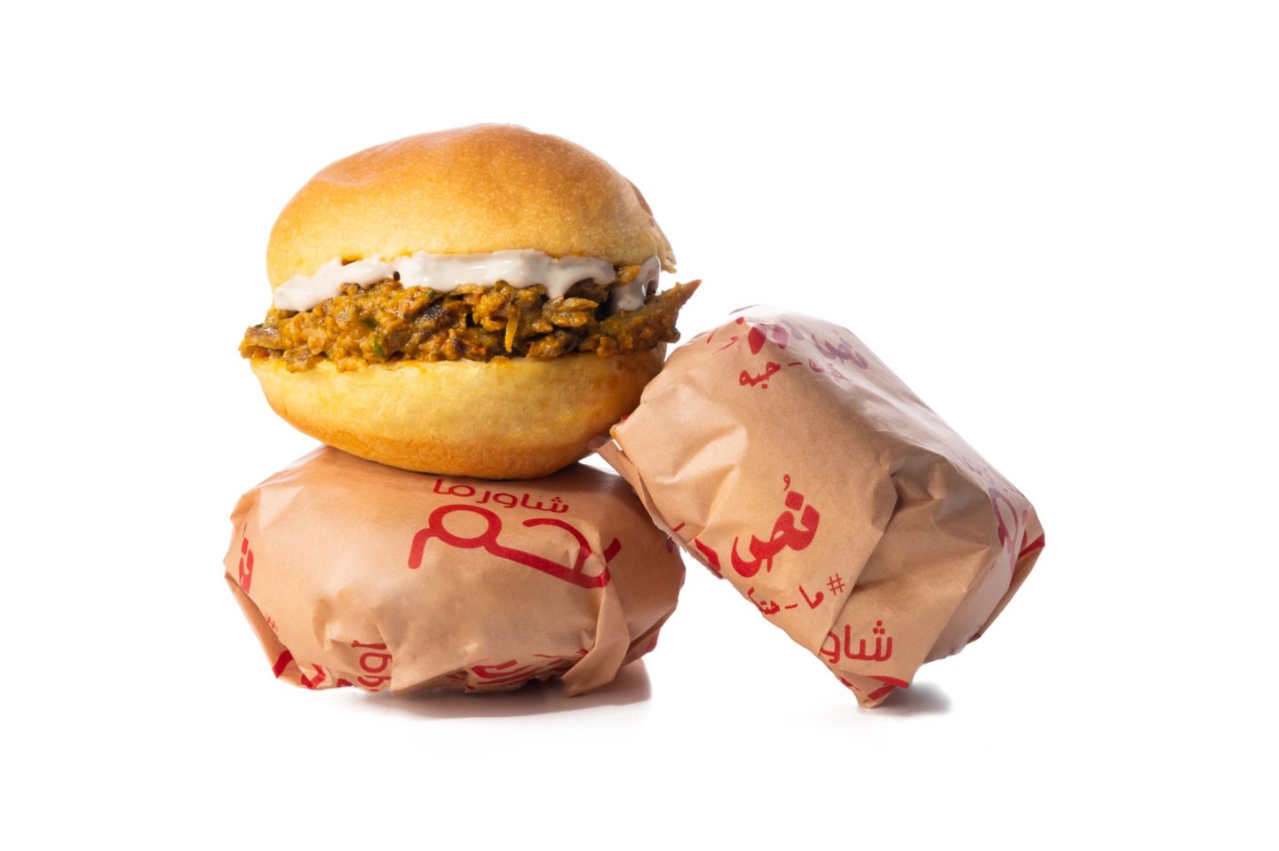 شاورما لحم أمبابة - نص درزن - ستة سندويتش